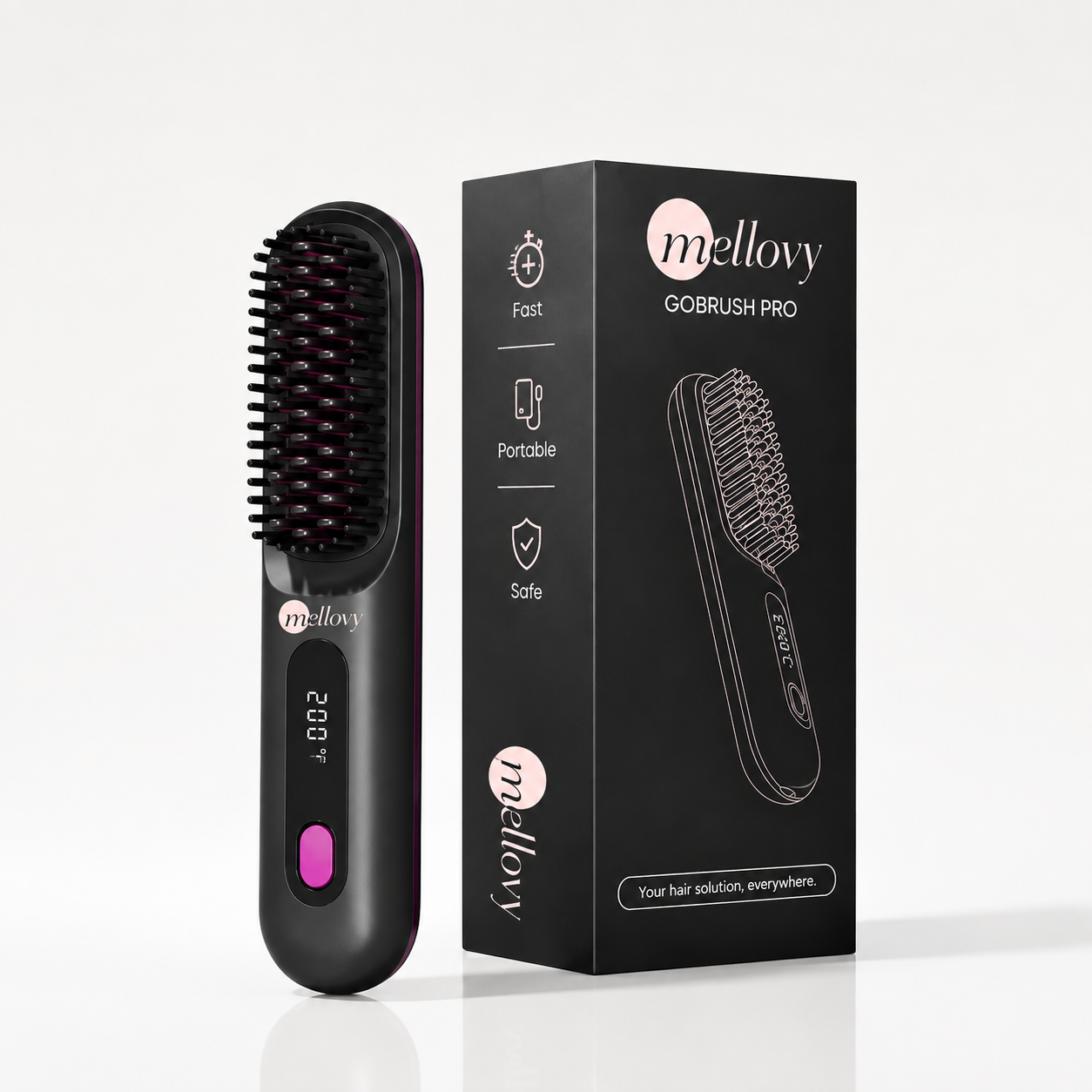 Mellovy Brush for Short Hair